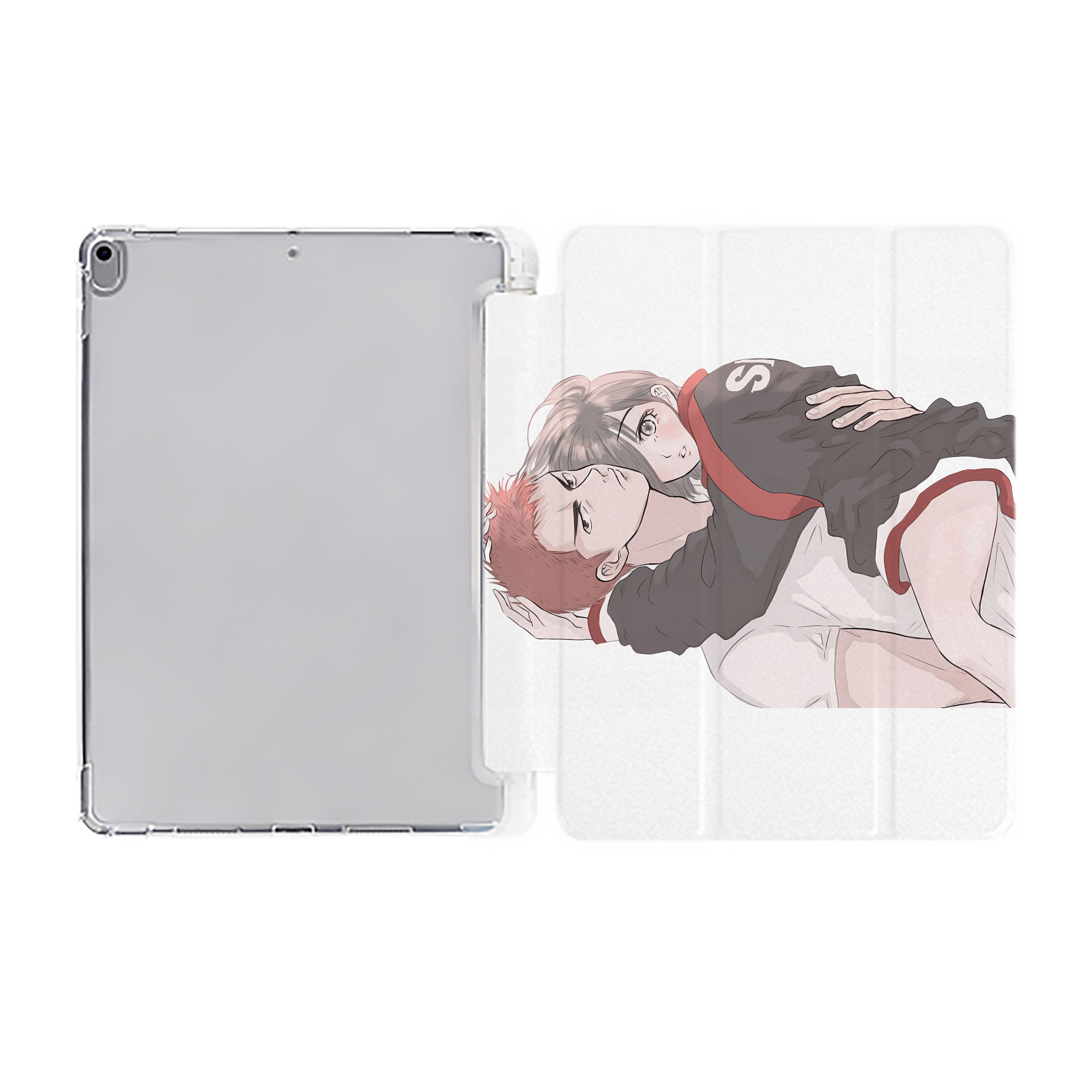 （画像用） SLAM DUNK／スラムダンク IPad ケース ペン収納付き 三つ折りスタンド PUレザー×シリコン 対応機種9.5/10.5/10.9インチ